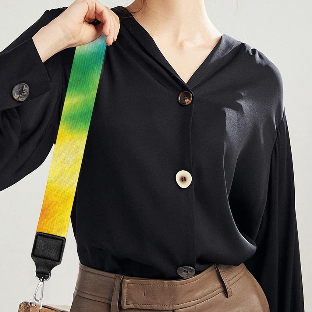 Colorful Tie Dye Print Bag Strap