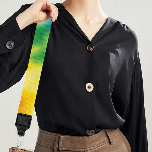 Colorful Tie Dye Print Bag Strap