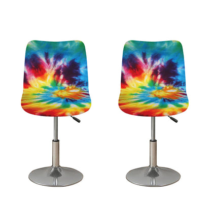 Colorful Tie Dye Print Bar Stool Covers