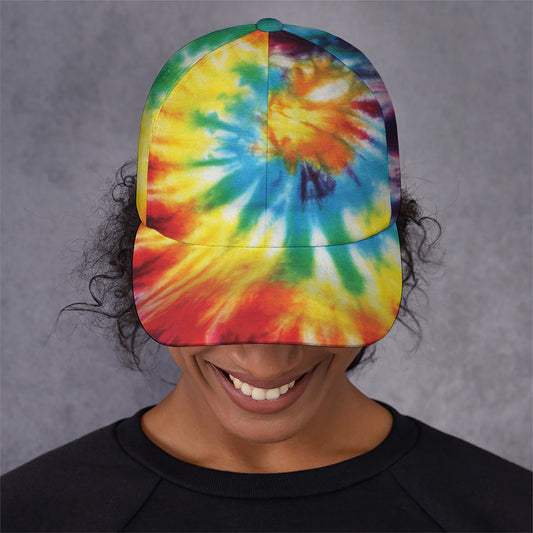 Colorful Tie Dye Print Baseball Cap
