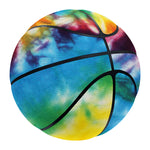 Colorful Tie Dye Print Basketball