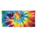 Colorful Tie Dye Print Beach Towel