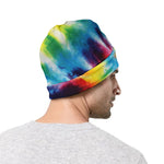 Colorful Tie Dye Print Beanie