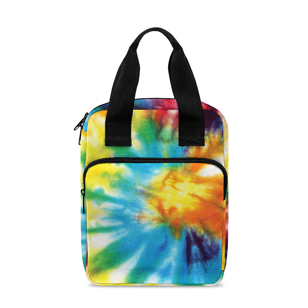 Colorful Tie Dye Print Bible Tote Bag