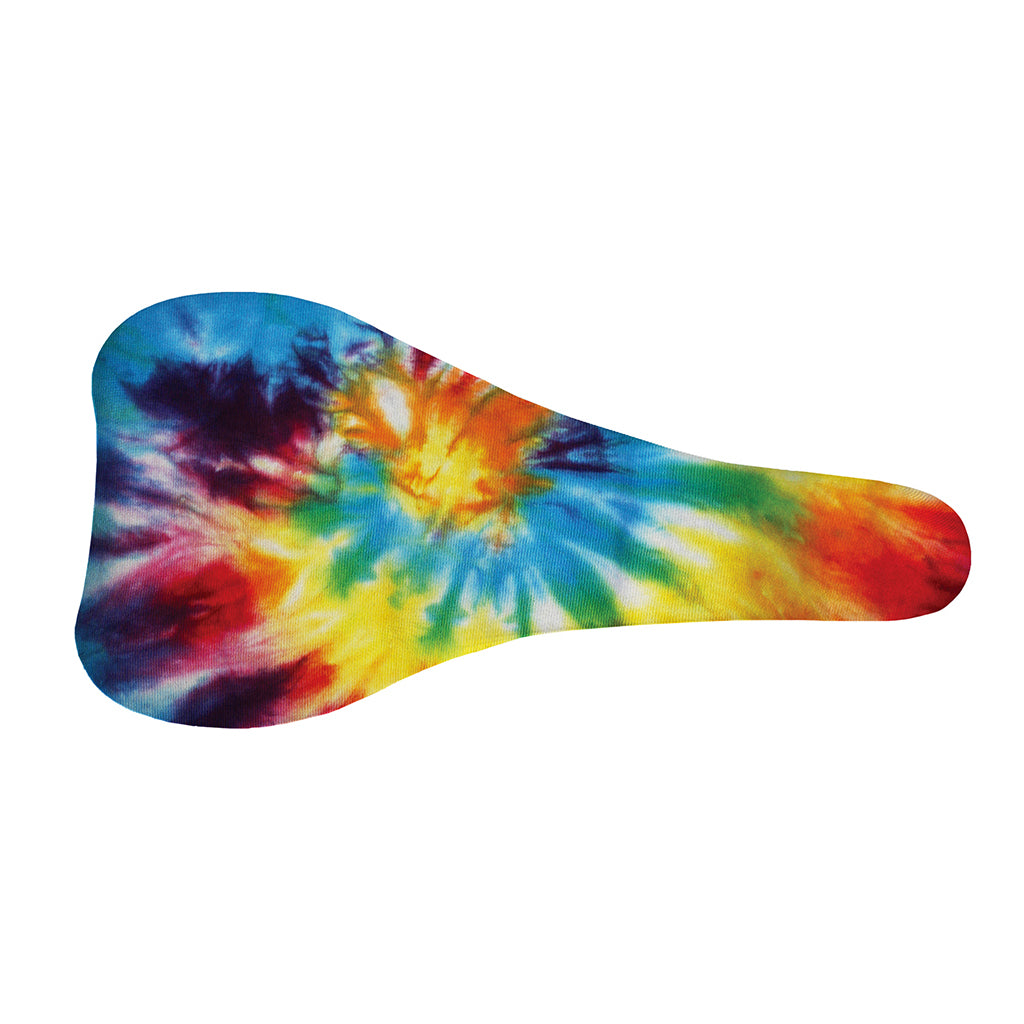 Colorful Tie Dye Print Bicycle Seat Cover