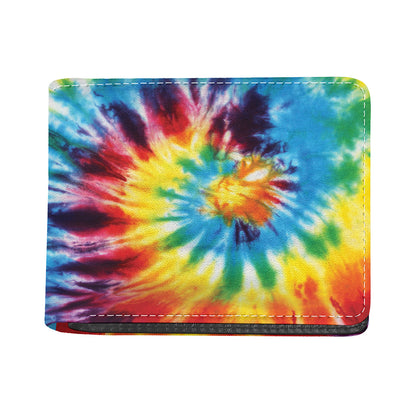 Colorful Tie Dye Print Bifold Wallet