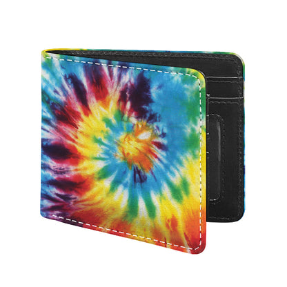 Colorful Tie Dye Print Bifold Wallet