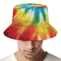 Colorful Tie Dye Print Bucket Hat