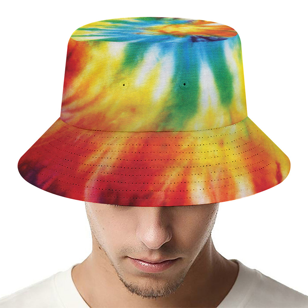 Colorful Tie Dye Print Bucket Hat