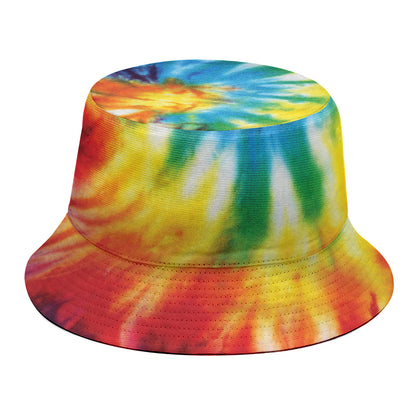 Colorful Tie Dye Print Bucket Hat