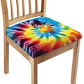Colorful Tie Dye Print Chair Cushion Cover