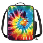 Colorful Tie Dye Print Crossbody Lunch Bag