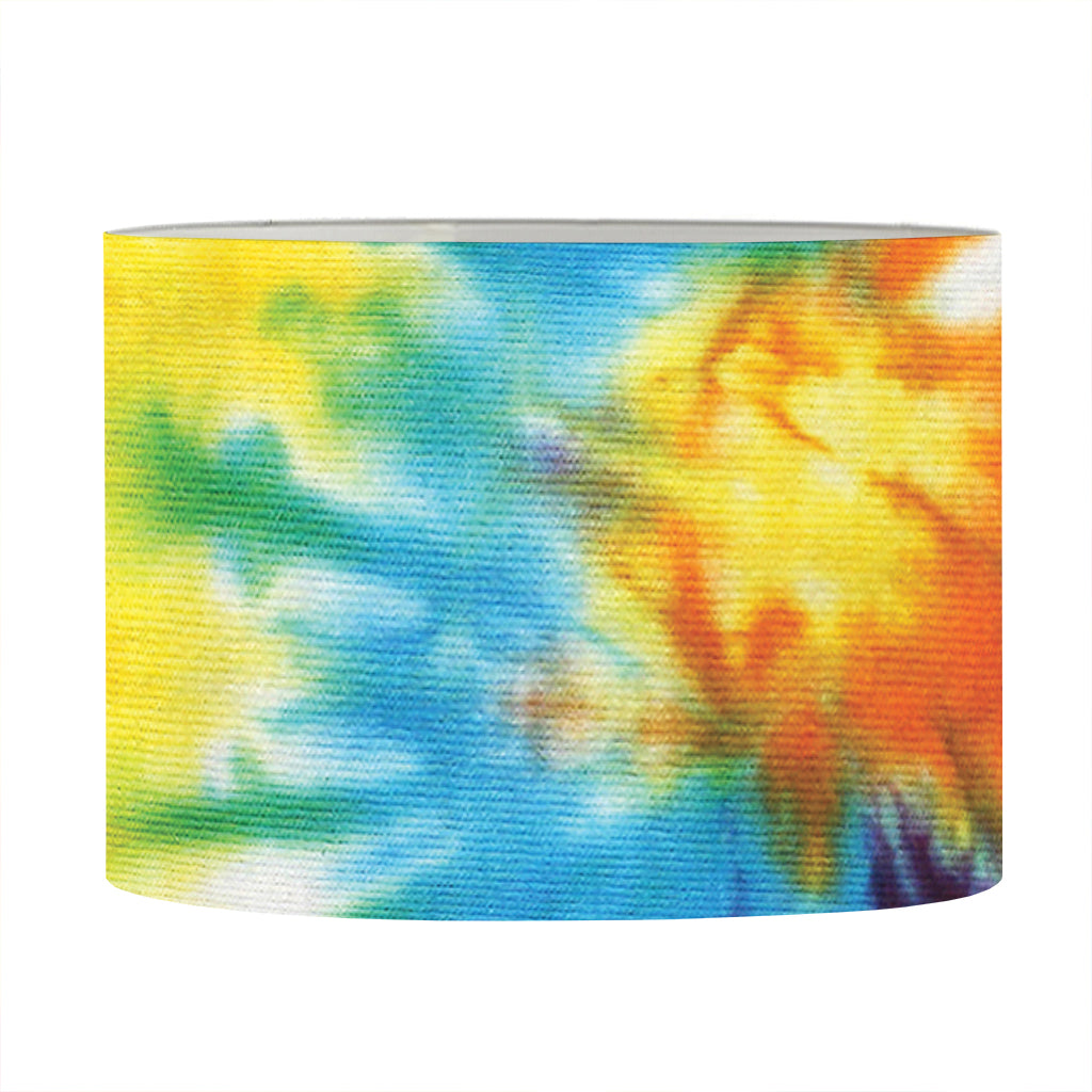 Colorful Tie Dye Print Drum Lamp Shade
