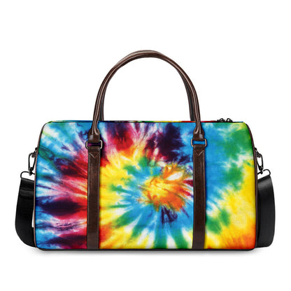 Colorful Tie Dye Print Duffle Bag
