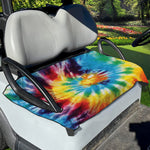 Colorful Tie Dye Print Golf Cart Seat Cover
