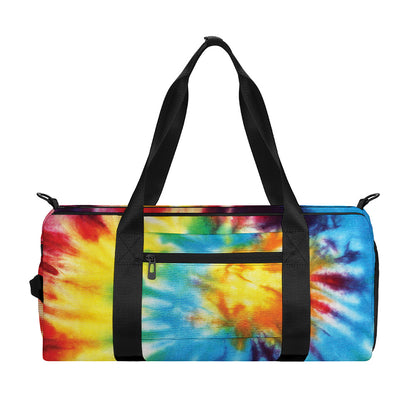 Colorful Tie Dye Print Gym Bag