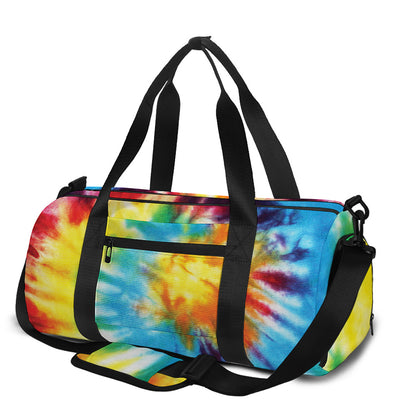 Colorful Tie Dye Print Gym Bag