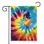 Colorful Tie Dye Print House Flag