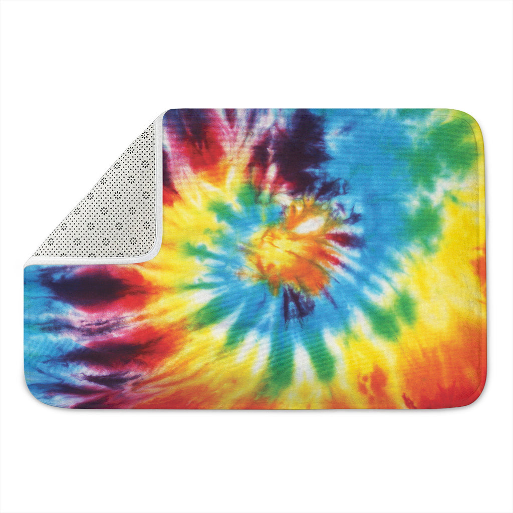 Colorful Tie Dye Print Indoor Door Mat