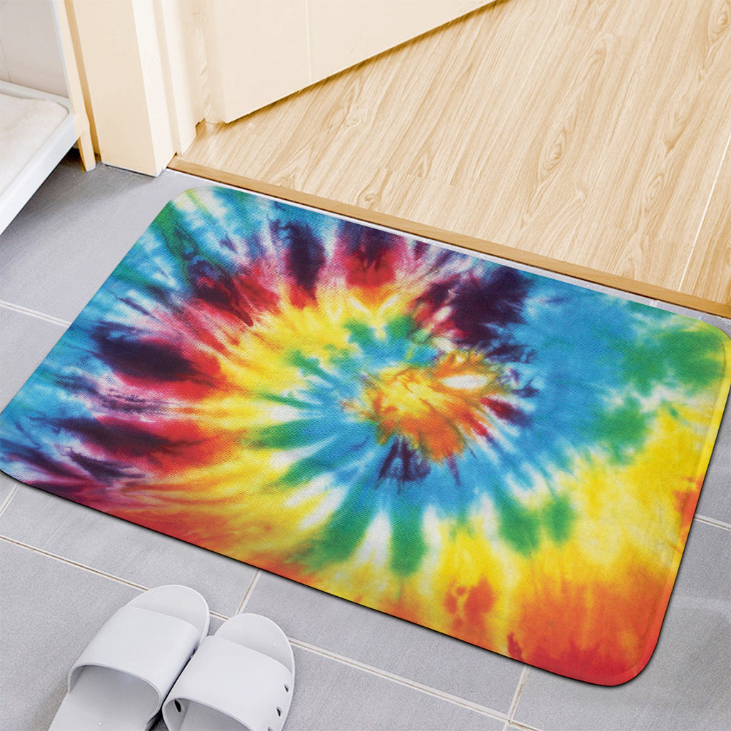 Colorful Tie Dye Print Indoor Door Mat