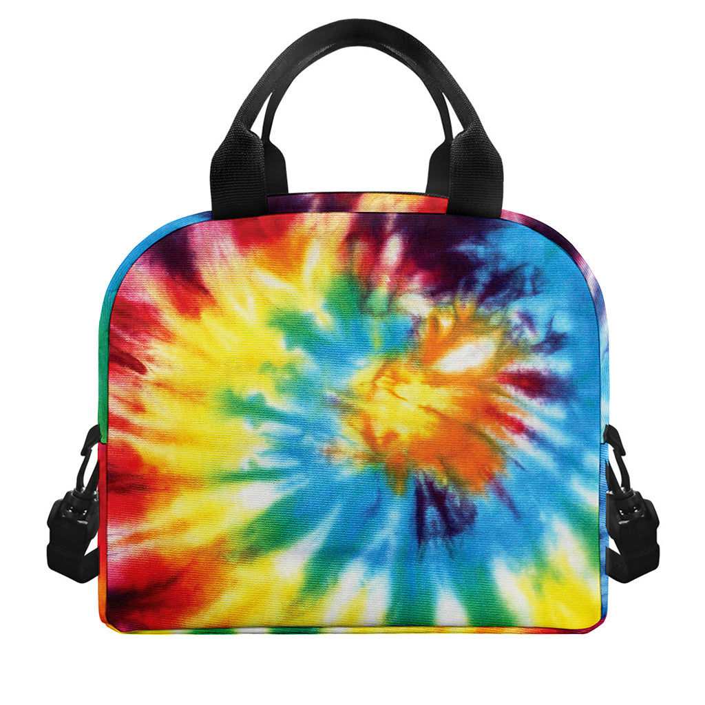 Colorful Tie Dye Print Insulated Lunch Bag