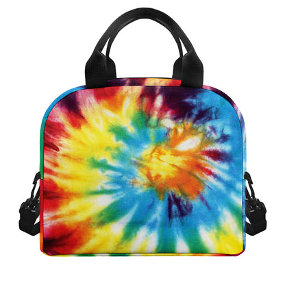 Colorful Tie Dye Print Insulated Lunch Bag