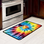 Colorful Tie Dye Print Kitchen Mat