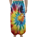 Colorful Tie Dye Print Lantern Pants