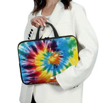 Colorful Tie Dye Print Laptop Sleeve With Handle