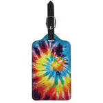 Colorful Tie Dye Print Luggage Tag