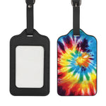 Colorful Tie Dye Print Luggage Tag