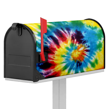 Colorful Tie Dye Print Mailbox Cover