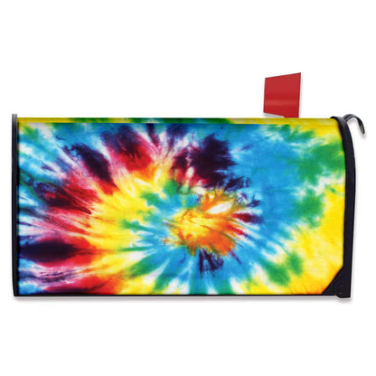Colorful Tie Dye Print Mailbox Cover