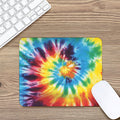 Colorful Tie Dye Print Mouse Pad