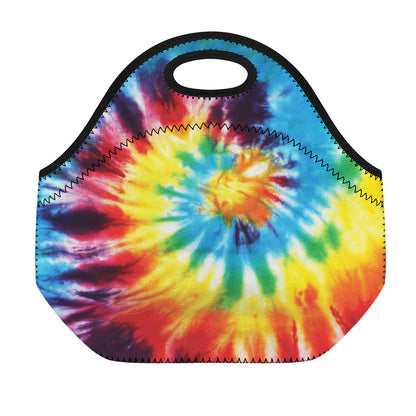 Colorful Tie Dye Print Neoprene Lunch Bag