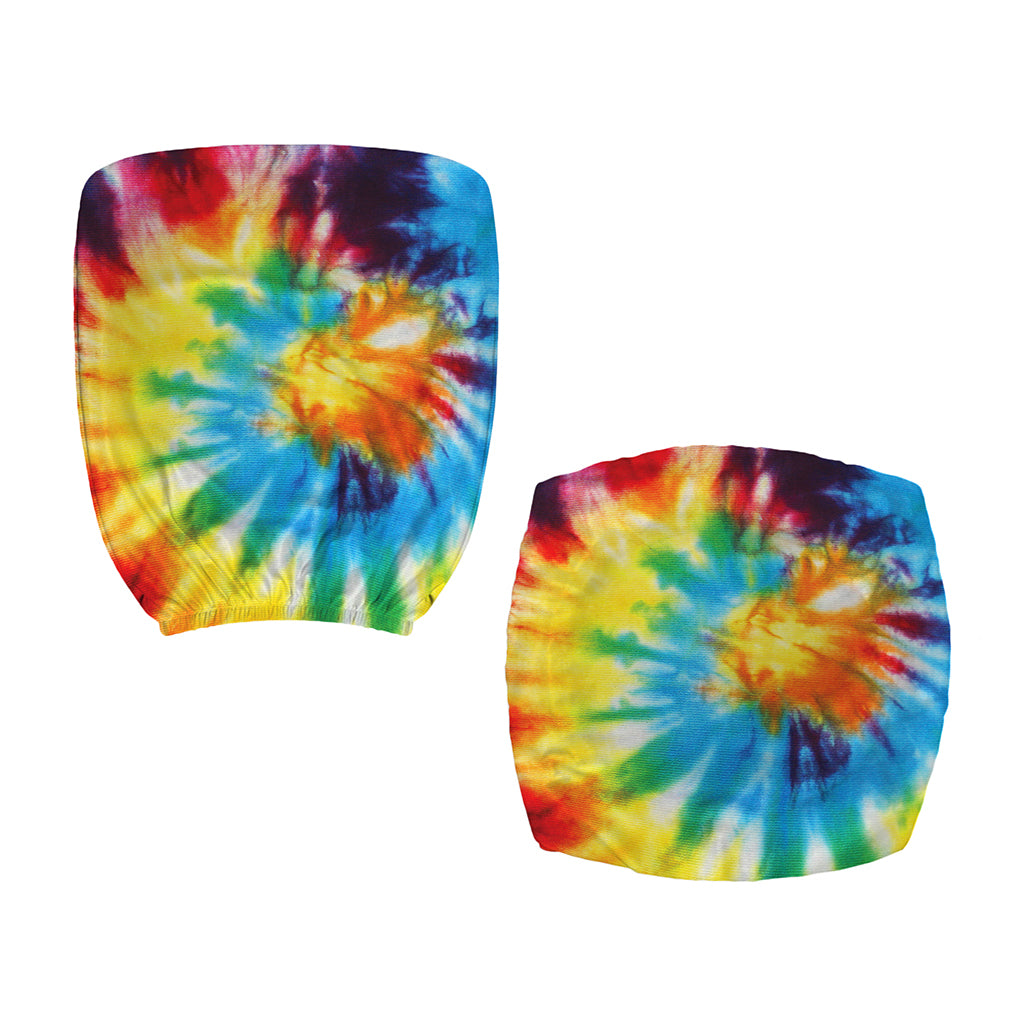 Colorful Tie Dye Print Office Chair Cover