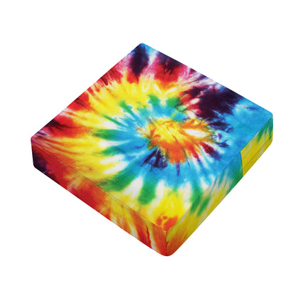 Colorful Tie Dye Print Outdoor Seat Cushion Cover