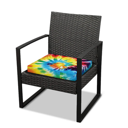 Colorful Tie Dye Print Outdoor Seat Cushion Cover