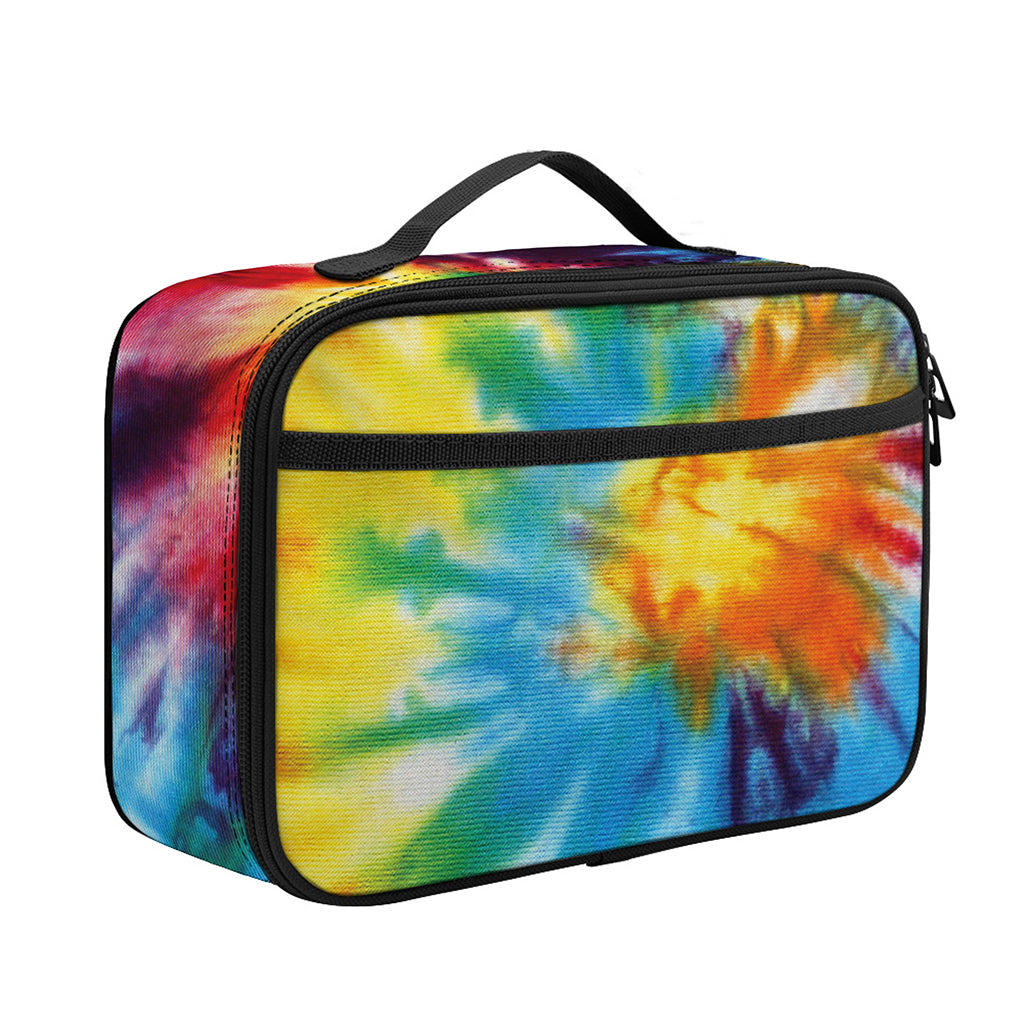 Colorful Tie Dye Print Portable Lunch Bag