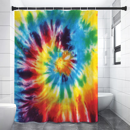 Colorful Tie Dye Print Premium Shower Curtain