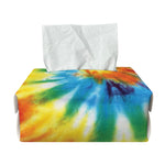 Colorful Tie Dye Print Rectangle Tissue Box Cover