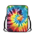 Colorful Tie Dye Print Rectangular Crossbody Bag
