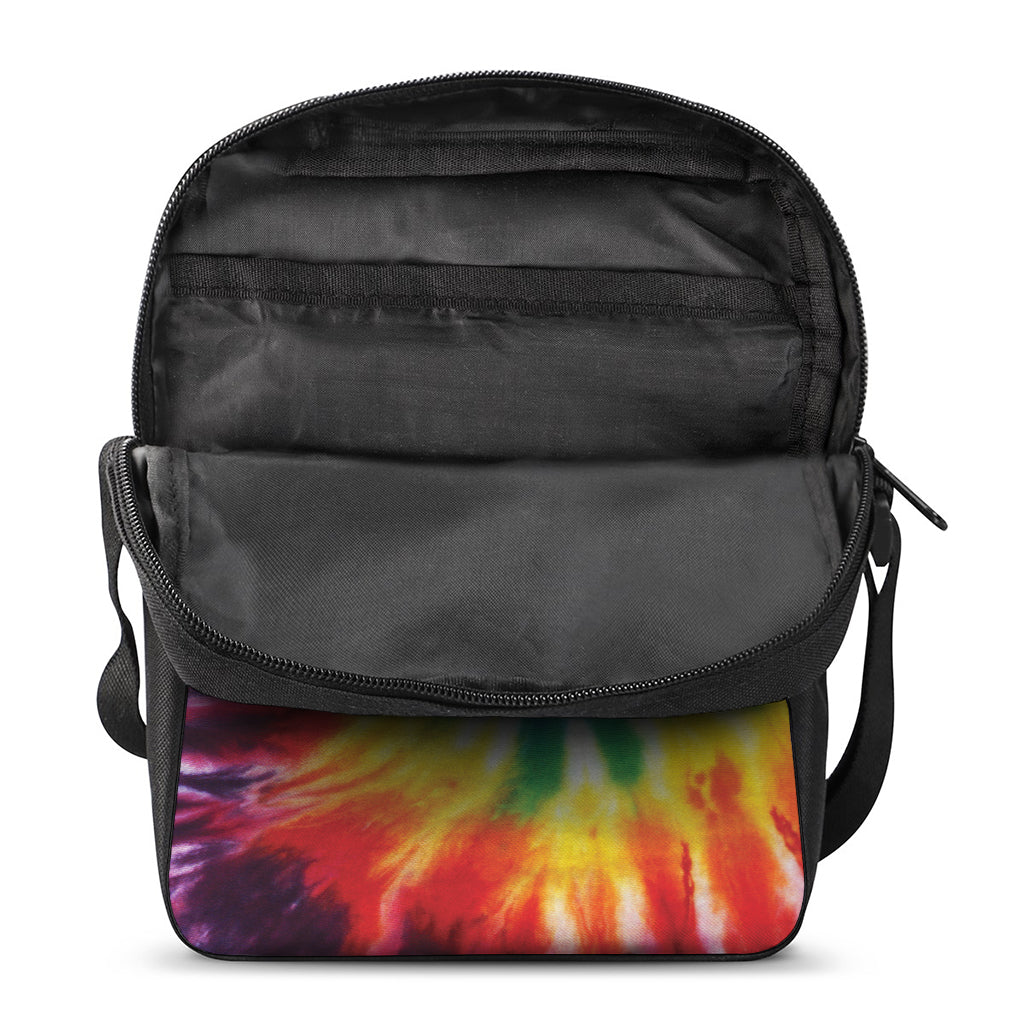 Colorful Tie Dye Print Rectangular Crossbody Bag