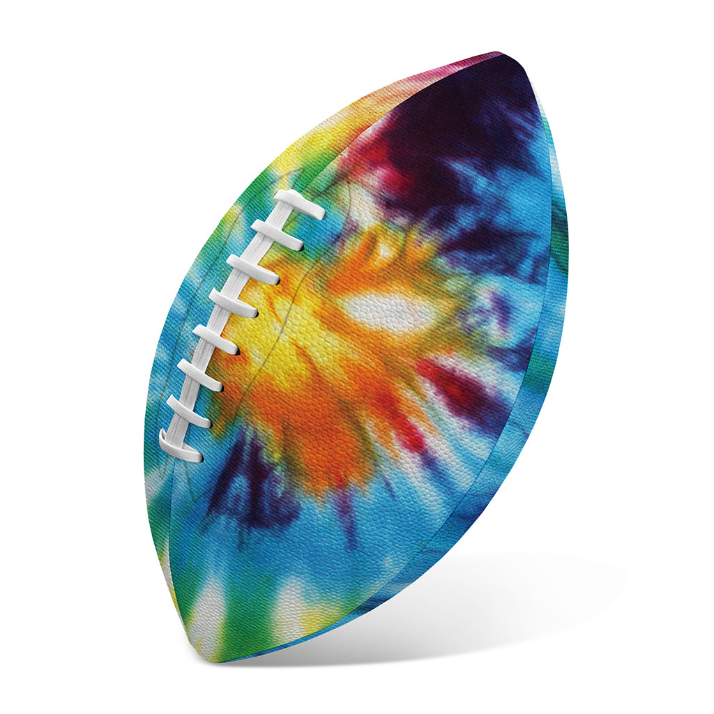 Colorful Tie Dye Print Rugby Ball