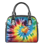Colorful Tie Dye Print Shoulder Handbag