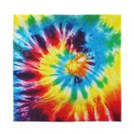 Colorful Tie Dye Print Silk Bandana