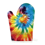 Colorful Tie Dye Print Single Oven Mitt