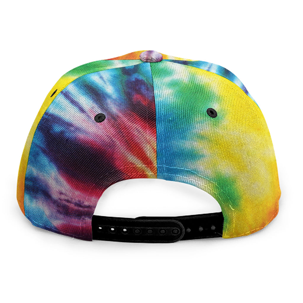 Colorful Tie Dye Print Snapback Cap