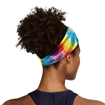 Colorful Tie Dye Print Sports Headband
