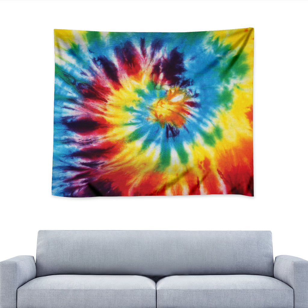 Colorful Tie Dye Print Tapestry